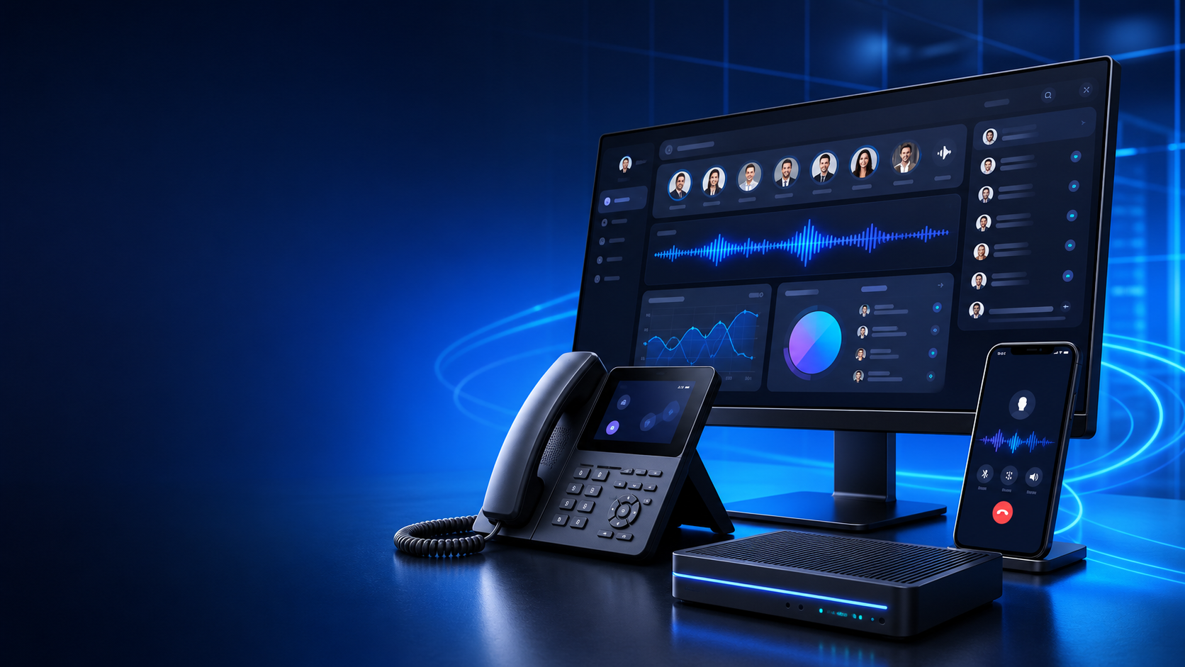 Telfron phone system workspace preview